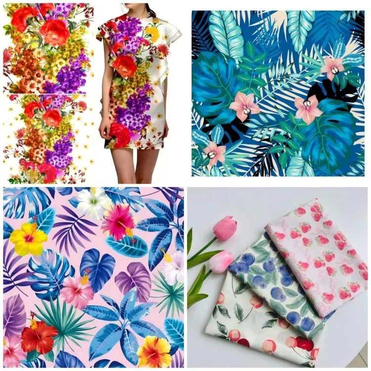 ผ้าโพลีเอสเตอร์แบบดิจิตอลพิมพ์ส่วนบุคคล